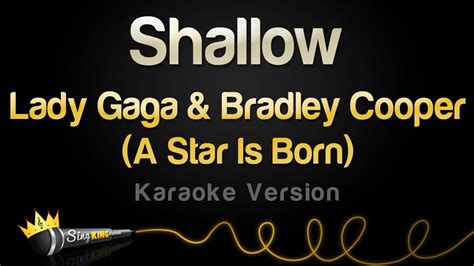 lady gaga shallow karaoke lyrics